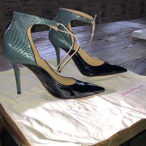 Salvatore Ferragamo high heels, only worn once